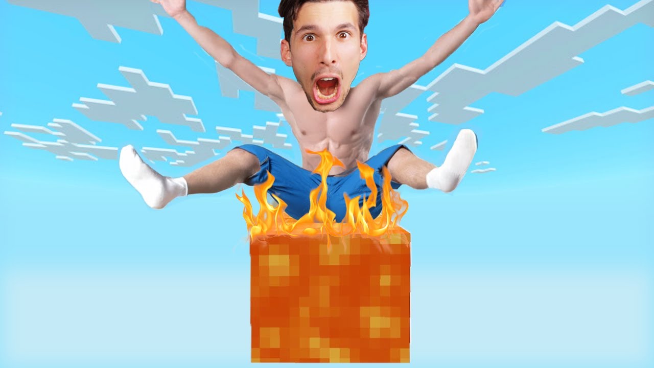 SOPRAVVIVO su MINECRAFT con SOLO UN BLOCCO DI LAVA?!