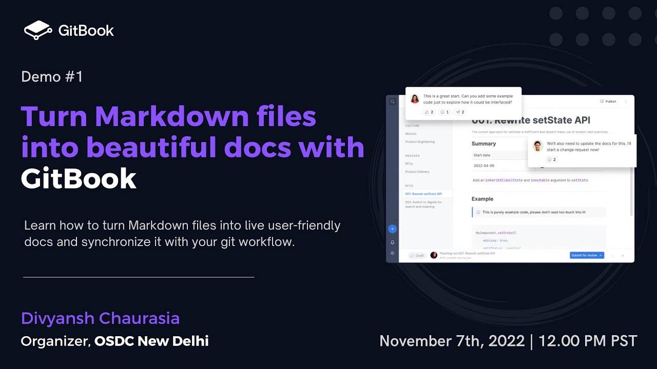 Getting started with GitBook | Syncing docs to GitBook from GitHub Repositories
