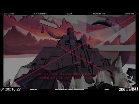 Early version of N'Zoth end cinematic sequence