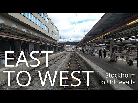 TRAIN DRIVER'S VIEW: From East to West (Stockholm-Uddevalla)