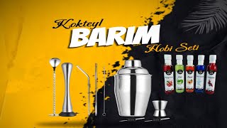 Evde Kokteyl Barı İçin temel malzemeler // Kokteyl Barım Hobi Seti