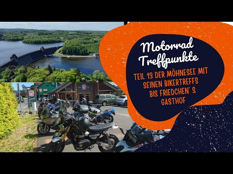 Biker meeting in the Sauerland #Part 13-The Möhnesee with its biker meeting points