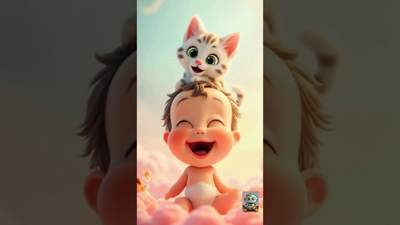 Cutest Baby Laugh Ever 😍 | Animated Baby Laughing Short