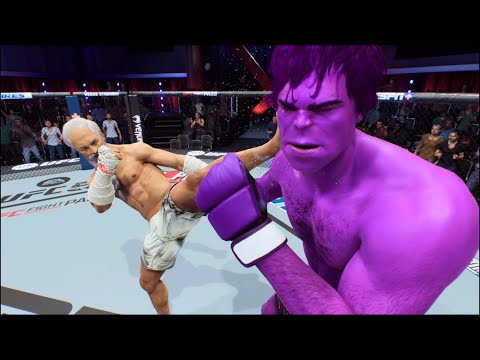 UFC 5 - Old Bruce Lee vs. Purple Hulk - Super Dragon