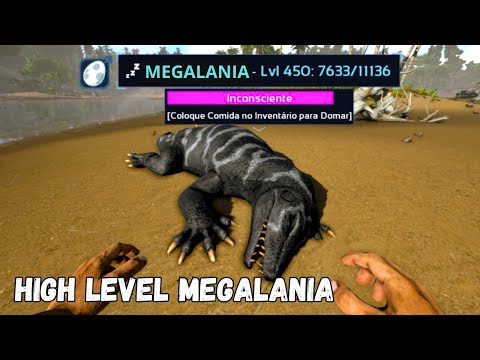 🔥HIGH LEVEL MEGALANIA TAMING! HOW TO FIND AND TAME- ARK: ultimate mobile edition 