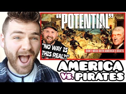 British Guy Reacts to America Dismantles Pirate Nations For Touching Their Boats | The Barbary Wars!