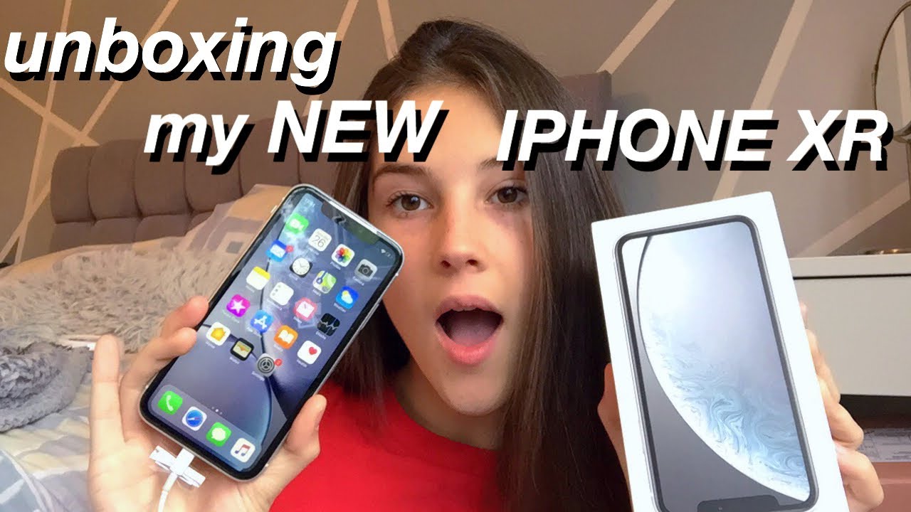 UNBOXING MY IPHONE XR