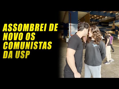 Voltei a USP e RASGUEI os CARTAZES dos COMUNISTAS! (De novo)
