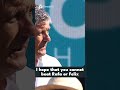 "I hope you cannot beat Rafa or Felix [at Wimbledon]" ?