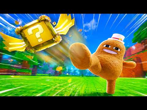 ラッキーブロックを蹴るロブロックス (Roblox)