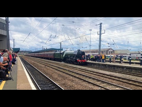 A flying visit to Doncaster from Flying Scotsman