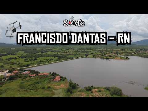 Francisco Dantas RN 🚁 Açude da Tesoura SANGRANDO! 🌊 Imagens INSANAS #nordeste #natureza #dji #rn