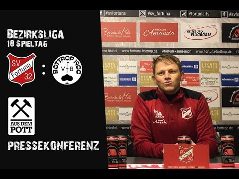 Pressekonferenz vor dem Spiel gegen den VFB Bottrop | SV Fortuna Bottrop - VFB Bottrop