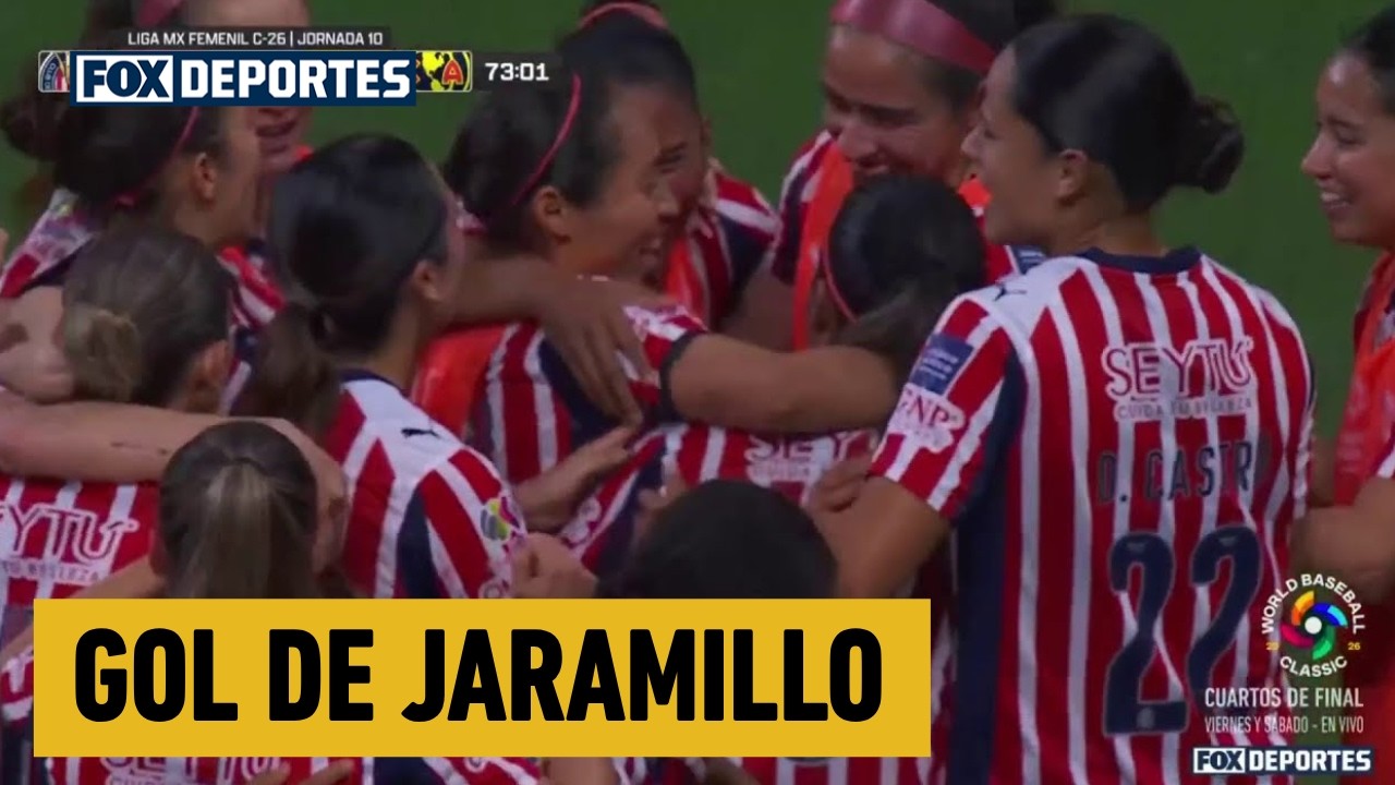 💥 GOL DE JARAMILLO | Chivas 2-2 América | Jornada 10 | Liga MX Femenil 2026