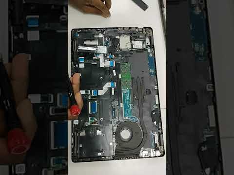 How to replace battery and SSD hard drive Dell latitude 5500 laptop