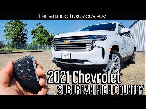 2021 Chevrolet Suburban High Country 6.2L V8: Start up & Full Review