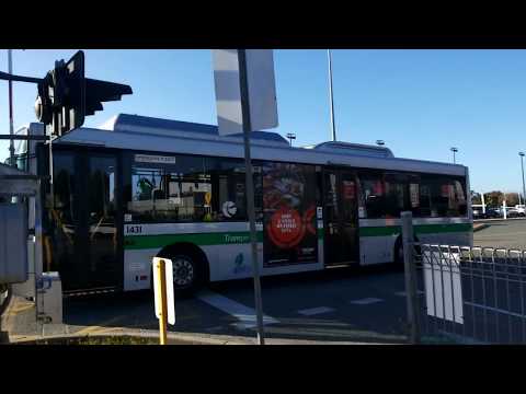 Transperth Mercedes-Benz OC500LE (Volgren CR228L) TP1431 Departs Maddington Station (Stop 13465)