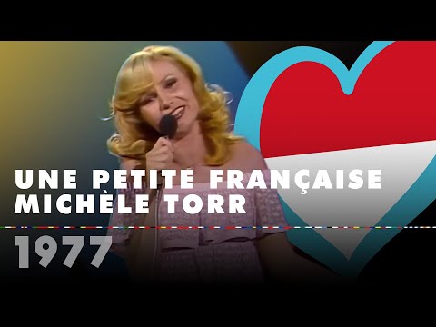 UNE PETITE FRANÇAISE – MICHÈLE TORR (Monaco 1977 – Eurovision Song Contest HD)