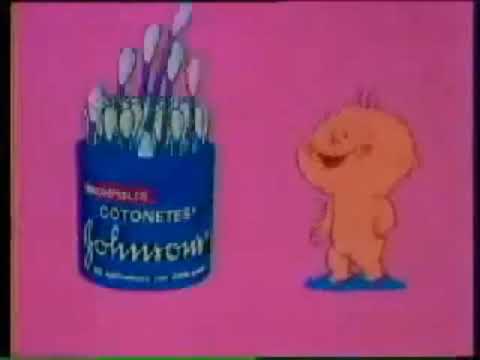 Comercial cotonetes johnson-johnson de 1978.