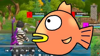 おさかなをたべたいっ！フォートナイト！！！