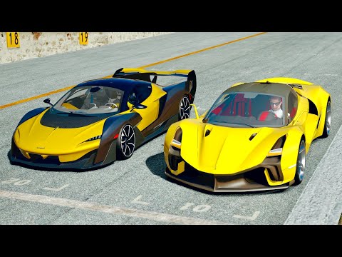 Ferrari Stallone vs McLaren Sabre at Monza GP