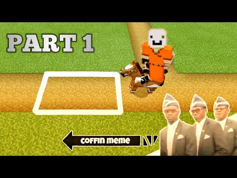 BEST MEME OF COFFIN DANCE TRAPS EDITION || MINECRAFT PART 1