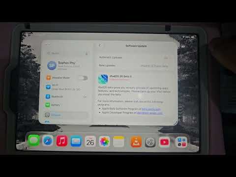 iPadOS 26 Public Beta 5 on iPad mini 6