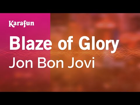 Blaze of Glory - Jon Bon Jovi (Young Guns II) | Karaoke Version | KaraFun