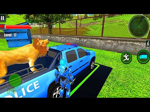 Police Robot Animals Rescue: Animals Rescue And Shooting Enemies Game #3 - Android Gameplay