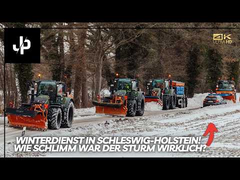 Schneeräumung nach Sturmtief Ellie! || JP Agrar