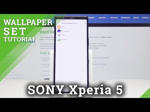 How to Change Wallpaper in SONY Xperia 5 – Desktop Update