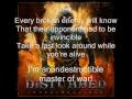 Disturbed -  Indestructible (lyrics)