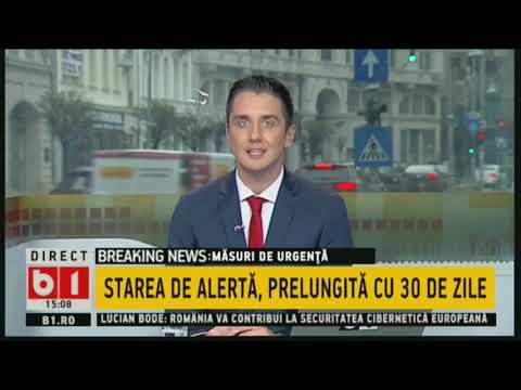 STIRI B1  ORA 15.00 - CARANTINA PE TIMP DE NOAPTE VALABILA SI DE SARBATORI
