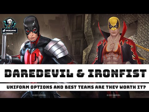 🗣 Marvel future fight : Iron fist and daredevil uniform review all uniform options & best teams!