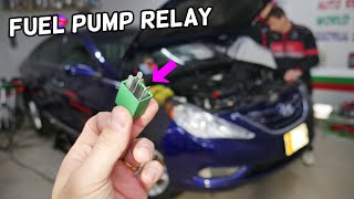 HYUNDAI SONATA FUEL PUMP RELAY LOCATION REPLACEMENT