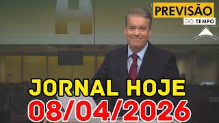 VENTOS DO CICLONE ATINGEM O SUDESTE: Alerta de temporais agora | Previsão do Tempo Jornal Hoje 08/04