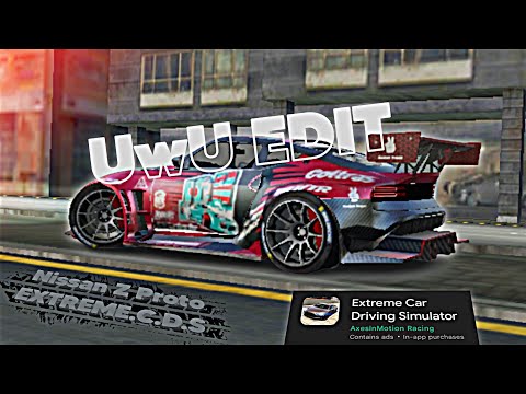 UwU Nissan Z Proto New JDM Skin Edit 😍🔥 || Extreme Car Driving Simulator v.6.56.0