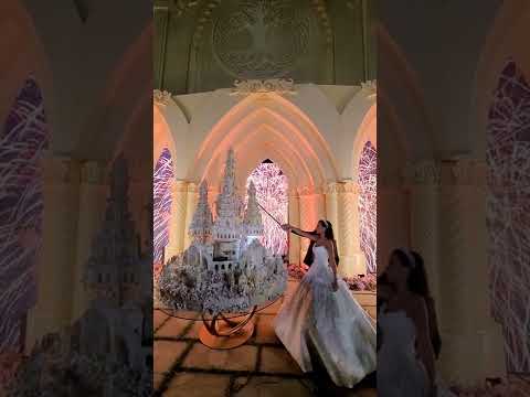 An epic wedding calls for an EPIC CAKE.. or should we say CAKES 🤤!! #lebaneseweddings #shorts