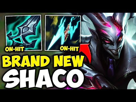 I tried a BRAND NEW Shaco build and it's Hidden OP (On-Hit Burst Damage)