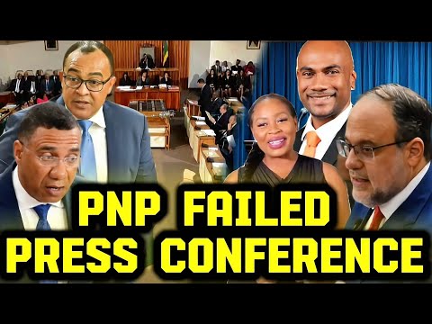 PNP Press Conference - opposition leader Dodging Scandal Questions!"