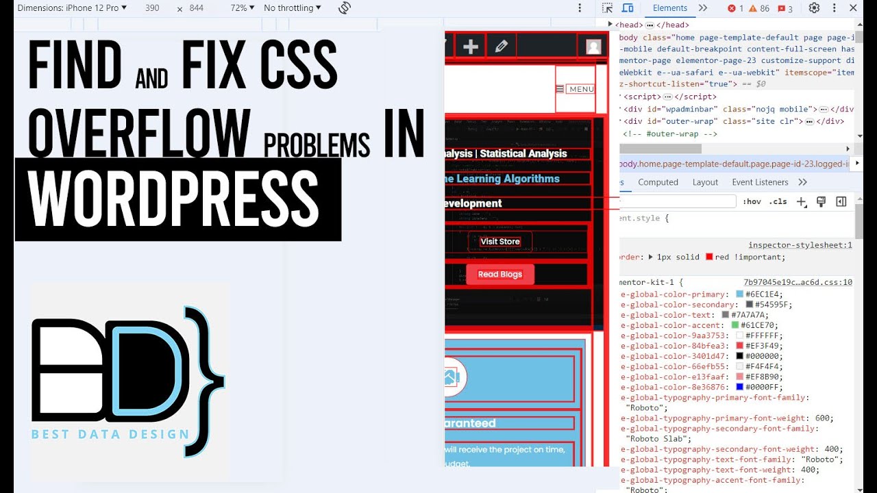 Find and Fix CSS Overflow Problems in WordPress