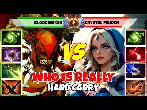 BLOODSEEKER (Carry) vs CRYSTAL MAIDEN (Support) - Battle Of Immortal Rank Dota 2 Players - Z Dota 2
