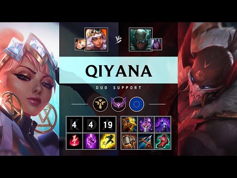 Qiyana Support vs Pyke - EUW Master Patch 14.24