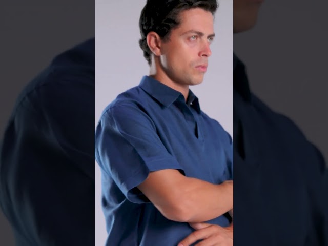 بولو ازرق كلاسيكي - Classic blue polo