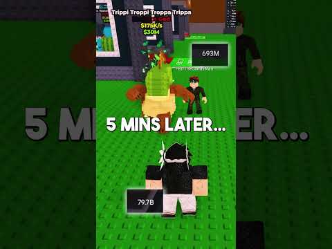 we fought for the brainrot god😭(Steal a Brainrot) #stealabrainrot #shorts #roblox