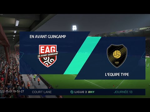 Carrière FIFA 23 | EA Guingamp - L'équipe Type (0 - 2) J13 | 2022-2023 | Ligue 2 BKT