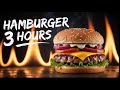 HAMBURGER Process Delicious Burger With 3 HOURS Of Ambient Music Background Chill Vibes For Sleep