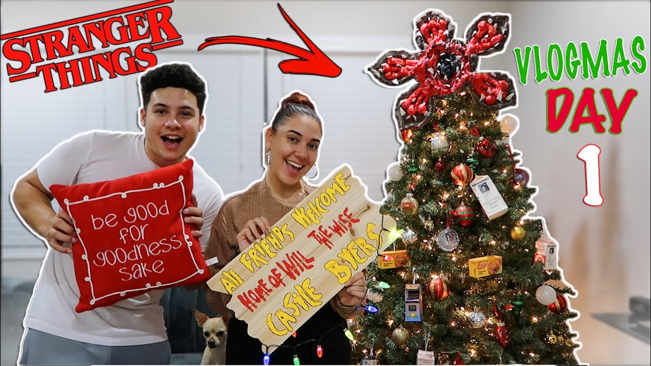 DECORATING OUR HOUSE! | VLOGMAS DAY 1