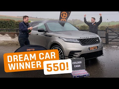 Winner! Week 43 2020 (19th - 25th October) - Tom Bowles - Range Rover Velar D180 S + £20k