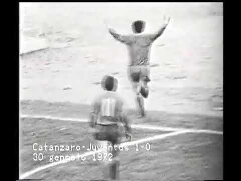 Catanzaro - Juventus 1-0 30 gennaio 1972  radiocronaca Ameri